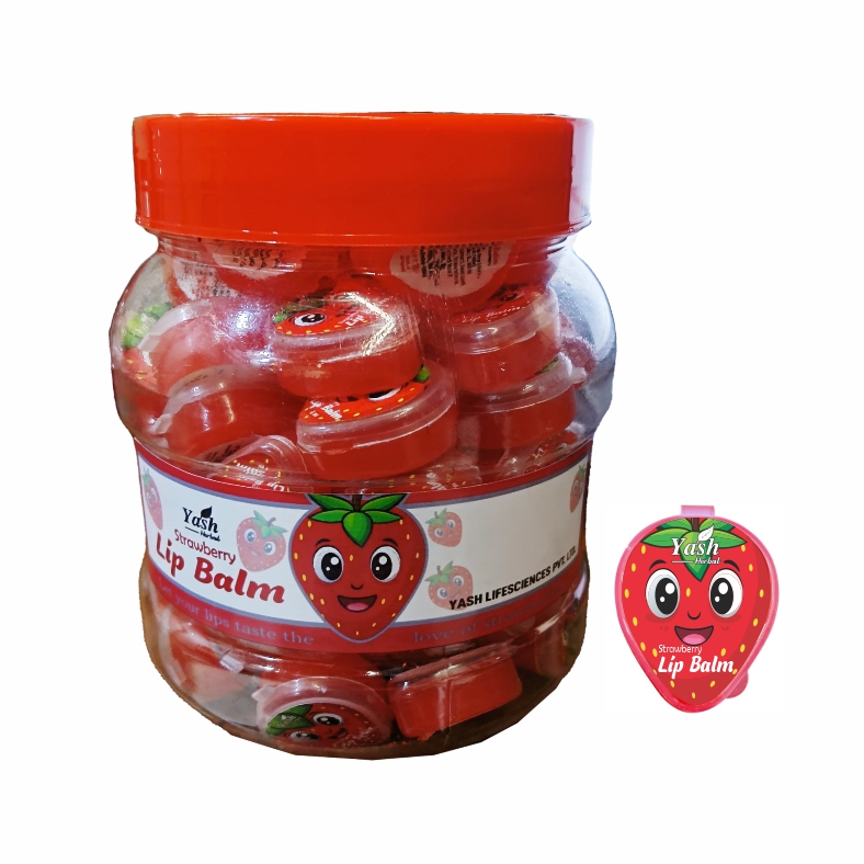 Yash Herbal Strawberry Lip Balm