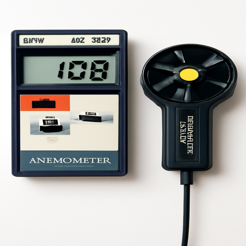 Handheld Digital Anemometer - Accuracy: 0.5 %
