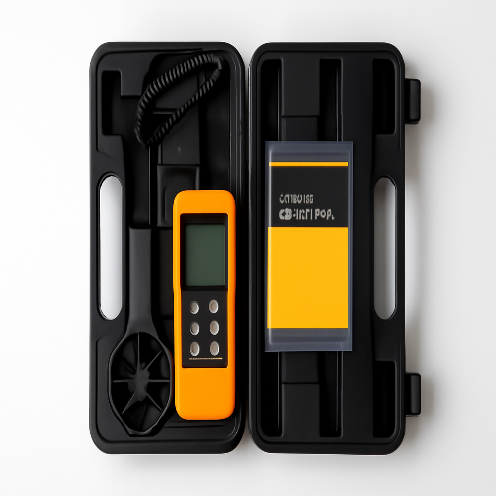 Handheld Digital Anemometer - Accuracy: 0.5 %