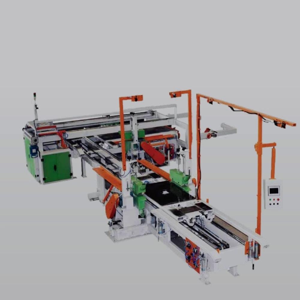 Dd Saw Automatic Edge Cutting Machine (With Motion Controller) - Color: Green-white