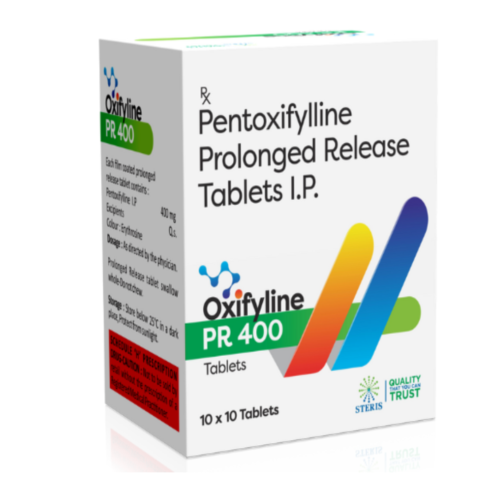 Pentoxifylline (400mg) - Drug Type: General Medicines