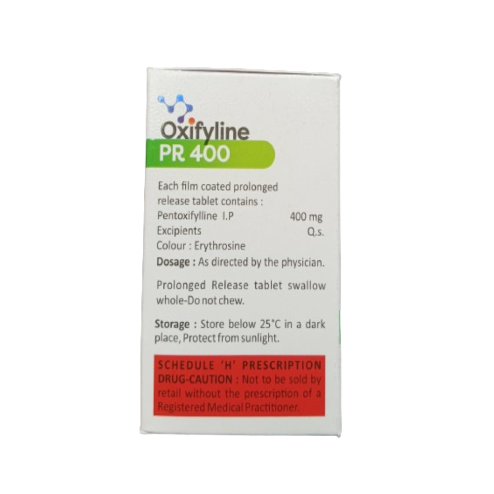 Pentoxifylline (400mg) - Drug Type: General Medicines