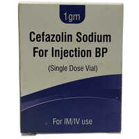 Cefazolin Sodium For Injection - Physical Form: Liquid