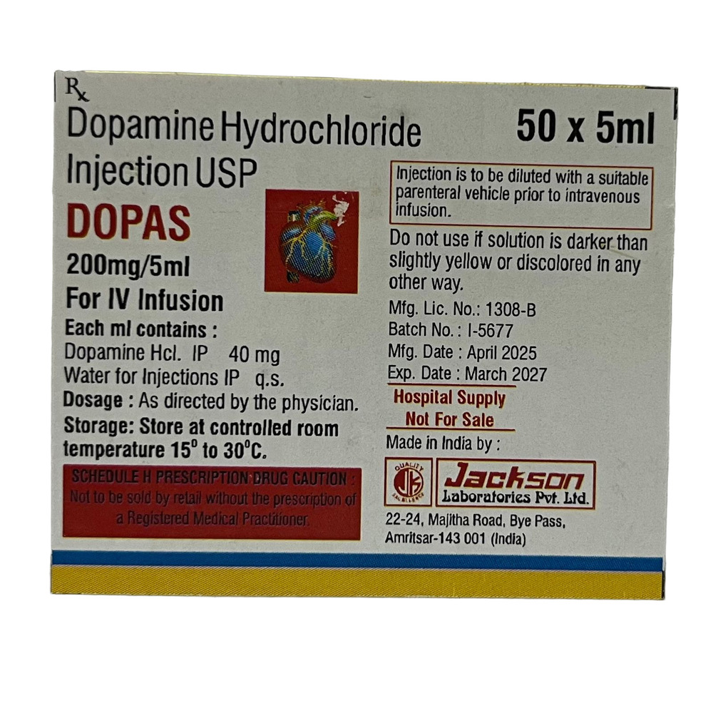 Dopamne Hydrochloride Injection - Physical Form: Liquid