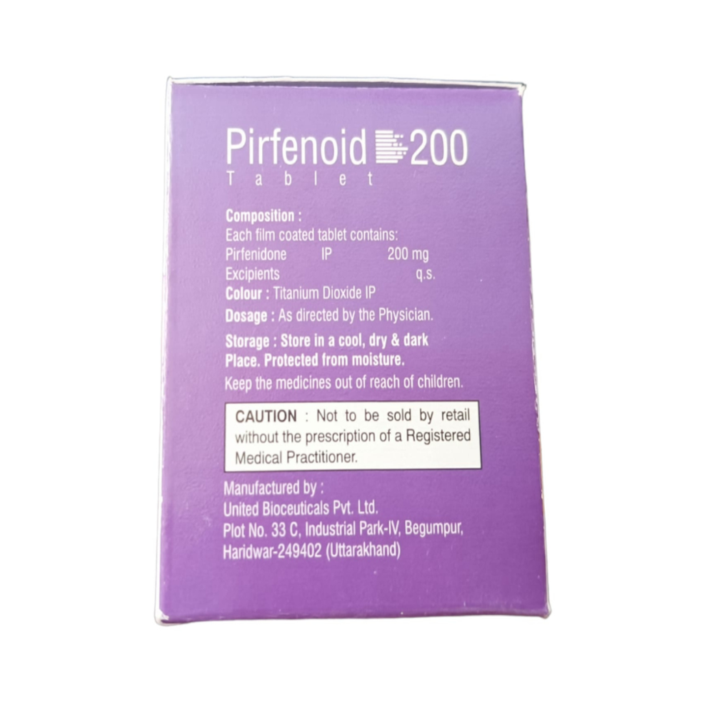 Pirfenidone (200mg) - Drug Type: General Medicines