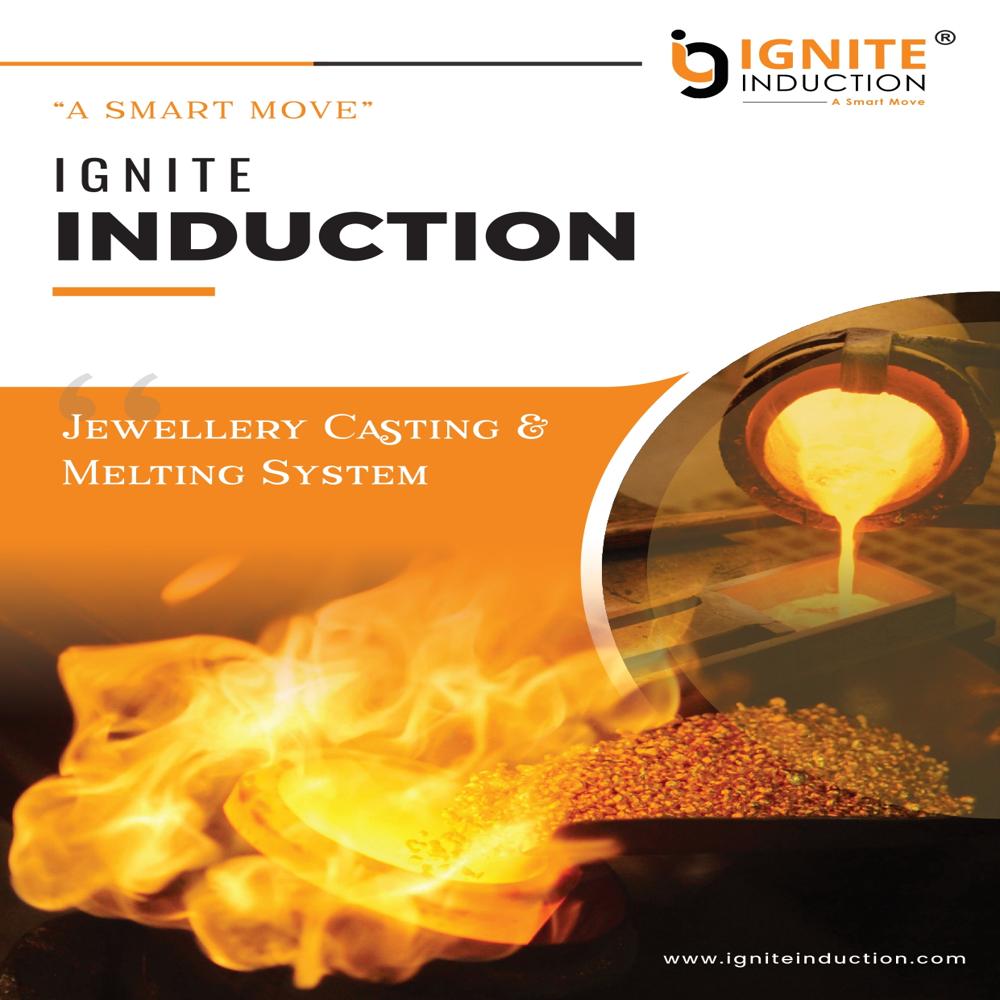 12Kg With Tilting Unit Induction Based Gold Melting Machine