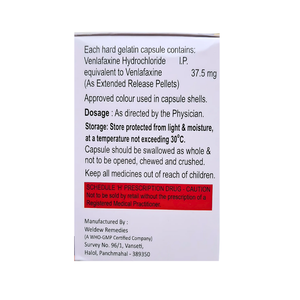 Venlafaxine 37.5 mg