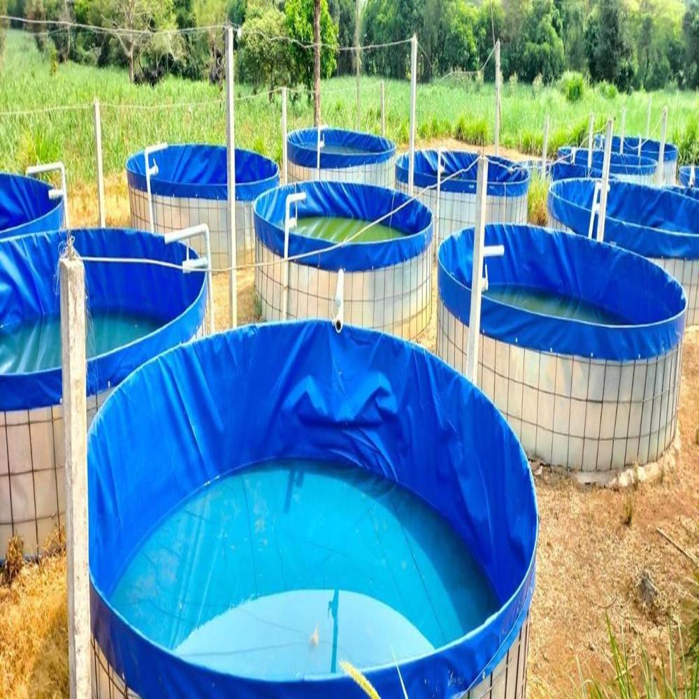 Biofloc Fish Farming Tank portable tank 2 diameter 2000 GSM 