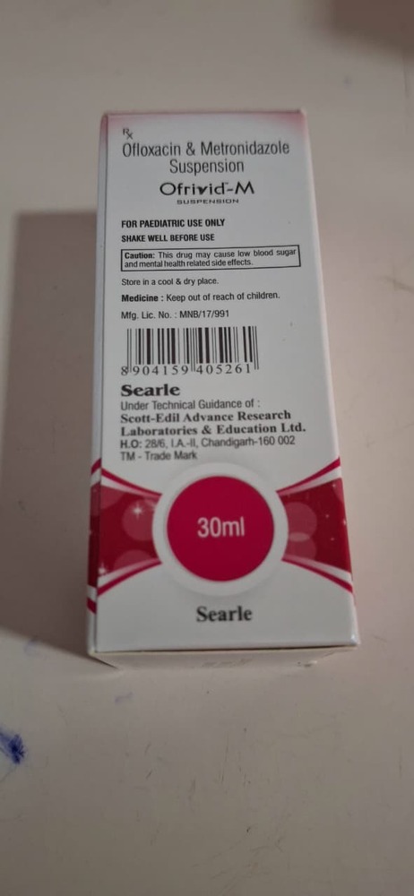 OFLOXACIN + METRONIDAZOLE SYRUP 30 ML