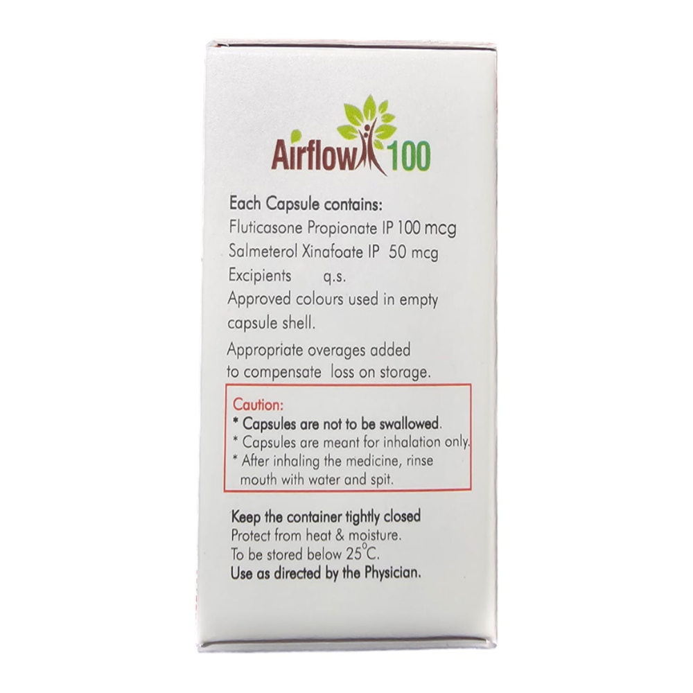 Salmeterol 50 mcg, Fluticasone 100 mcg