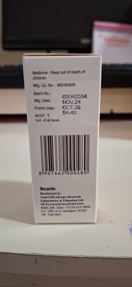 Cefixine 50 Mg Oral Suspension 30 Ml - Drug Type: General Medicines