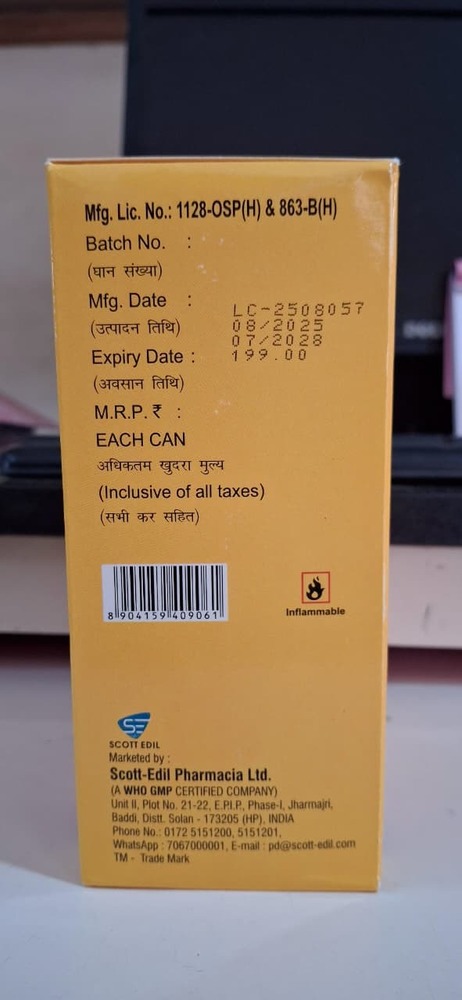 DICLOFENAC DIETHYLAMINE + LINSEED OIL + METHYL SALICYLATE+ MENTHOL SPRAY 55 GM