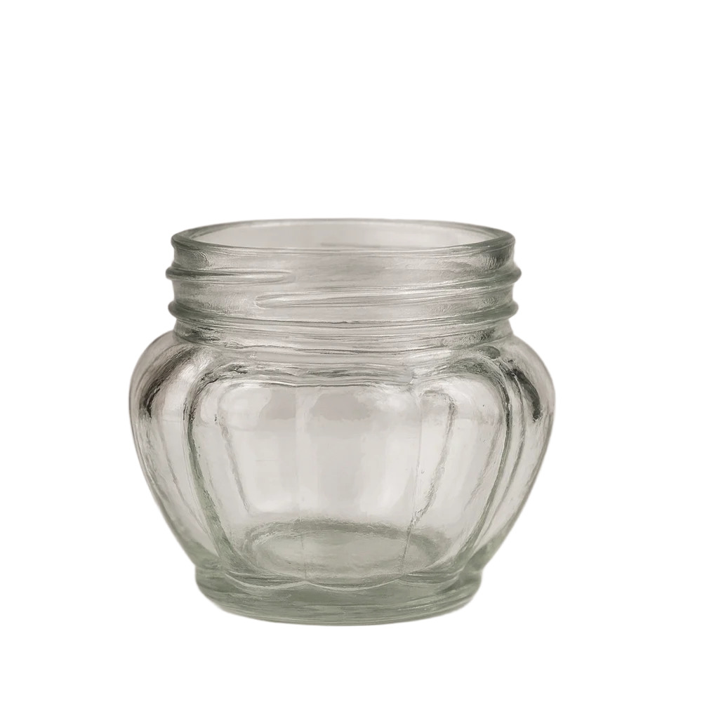 50gm Vaseline Glass Bottle - Color: Transparent
