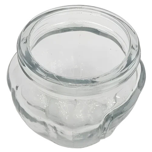 50gm Vaseline Glass Bottle - Color: Transparent