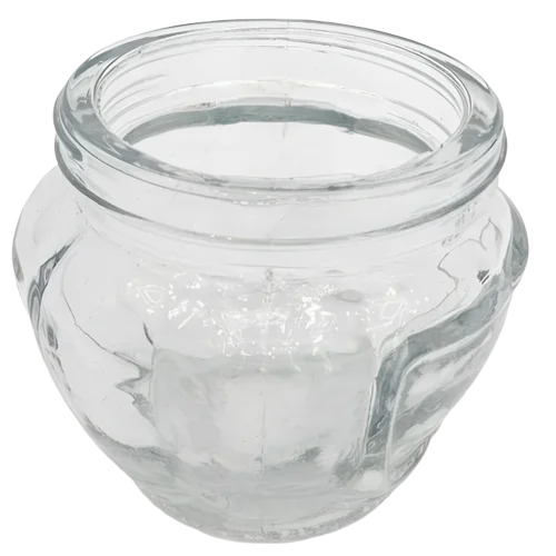 50gm Vaseline Glass Bottle - Color: Transparent