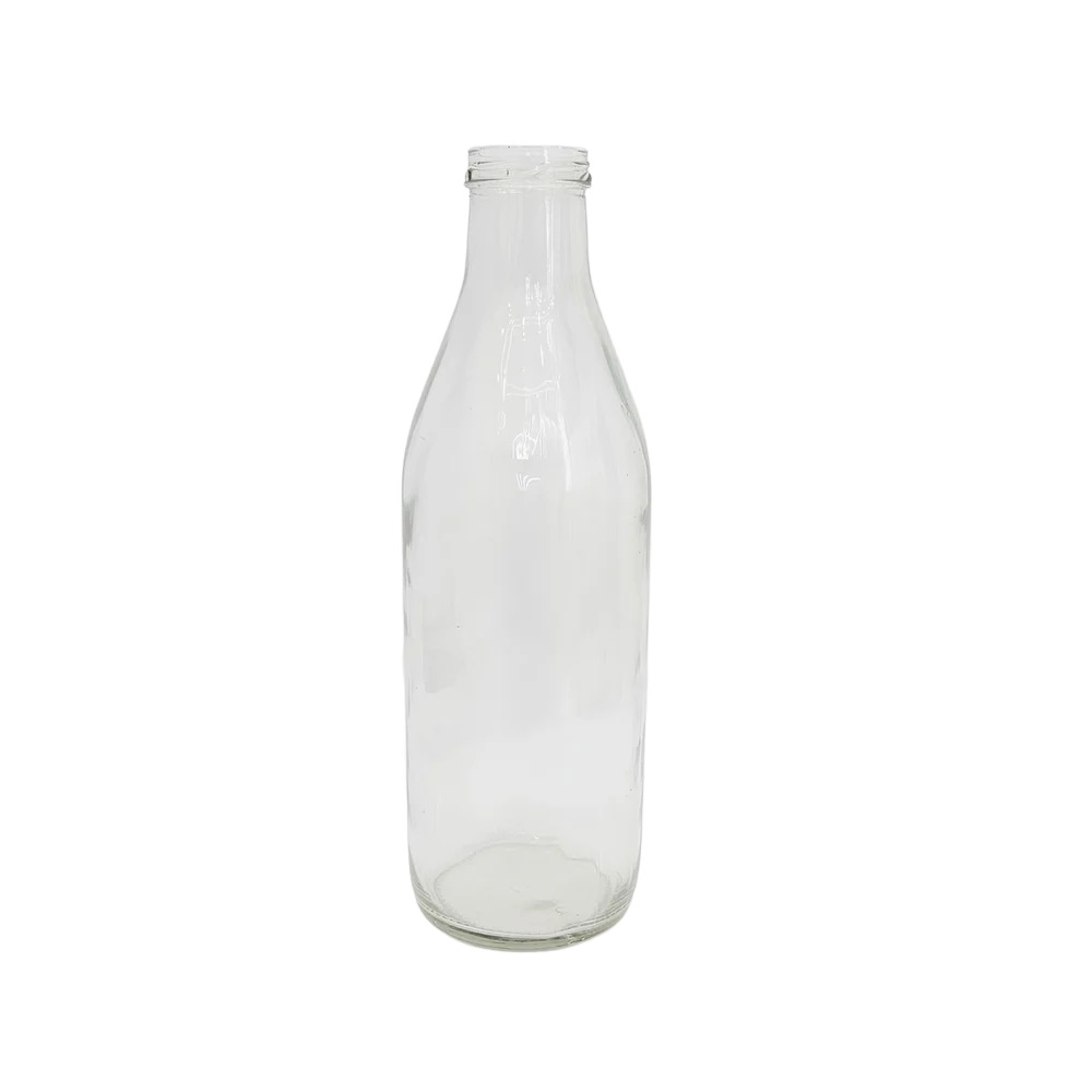1L Milk Glass Bottle