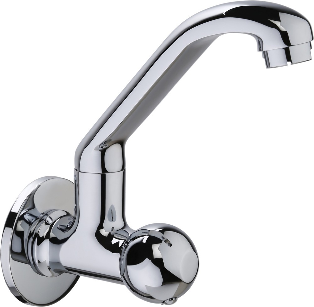 Sink Cock With Swinging Spout