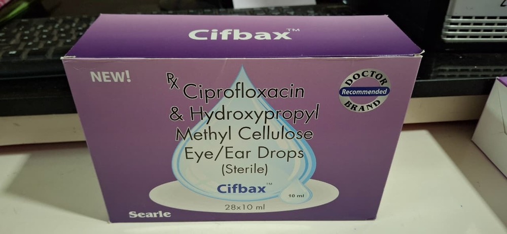 CIPROFLOXACIN + HYDROXYMETHYL CELLULOSE E/E DROP 10 ML