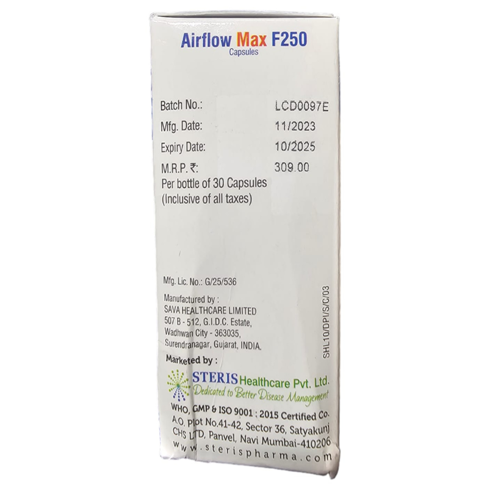 Formoterol 6 Mcg, Fluticasone 250mcg - Drug Type: General Medicines