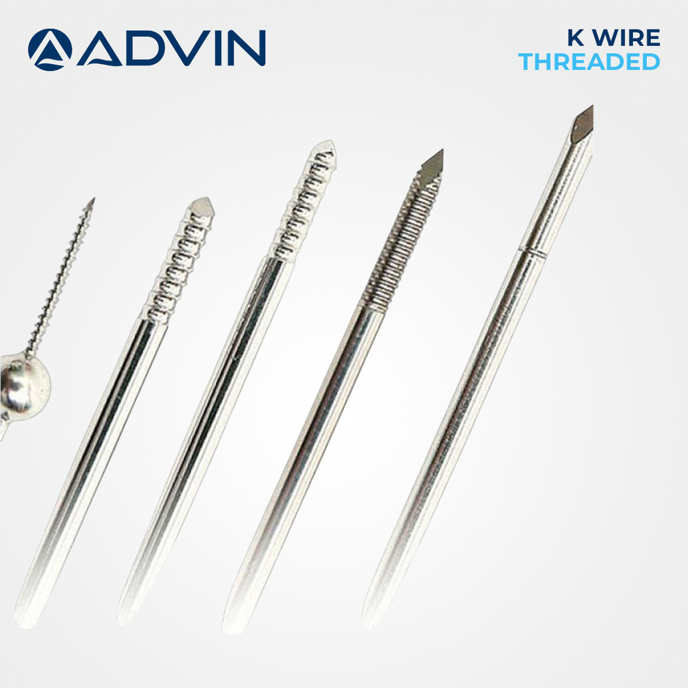 K Wire Threaded (Kirschner Wire)
