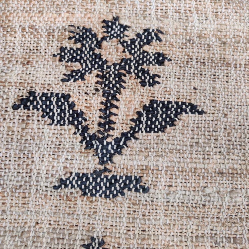 Cotton jute rug 