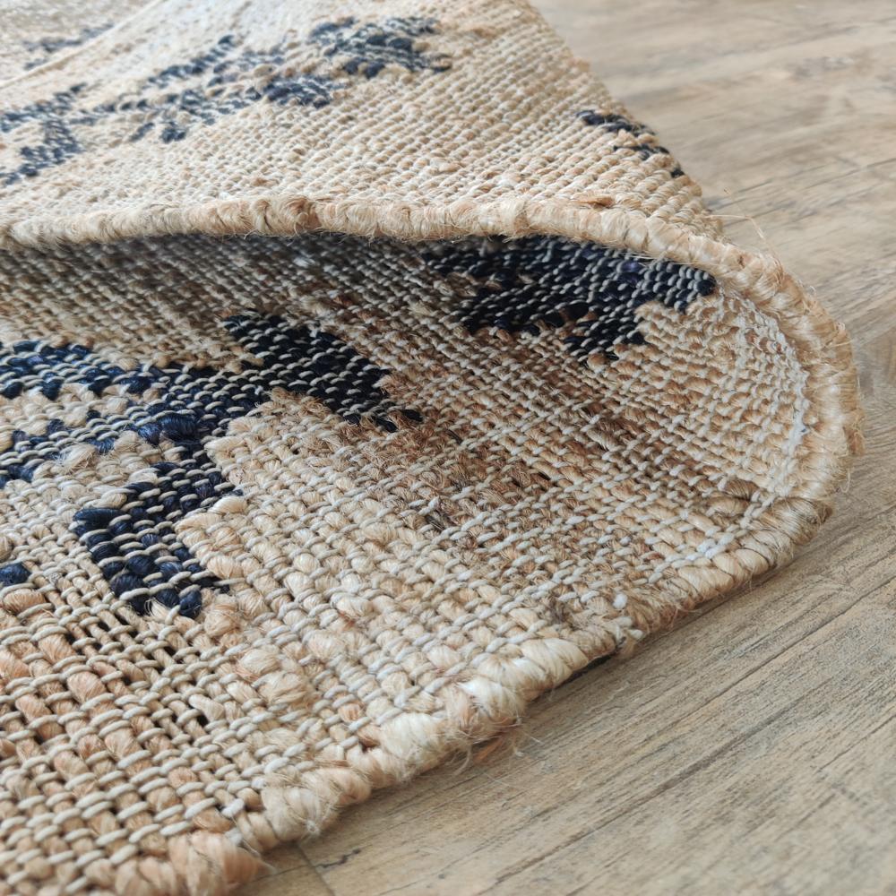 Cotton jute rug 