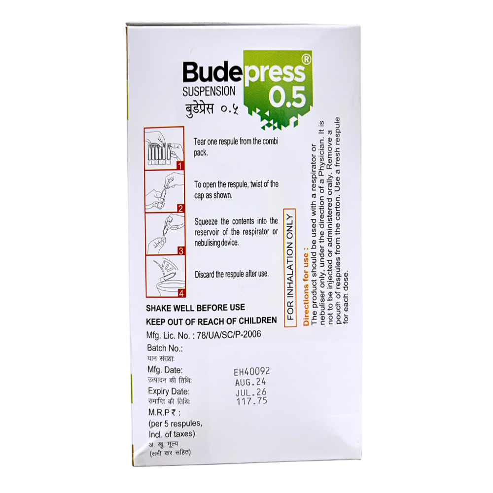 Budesonoid Respiratory Suspension 0.5mg