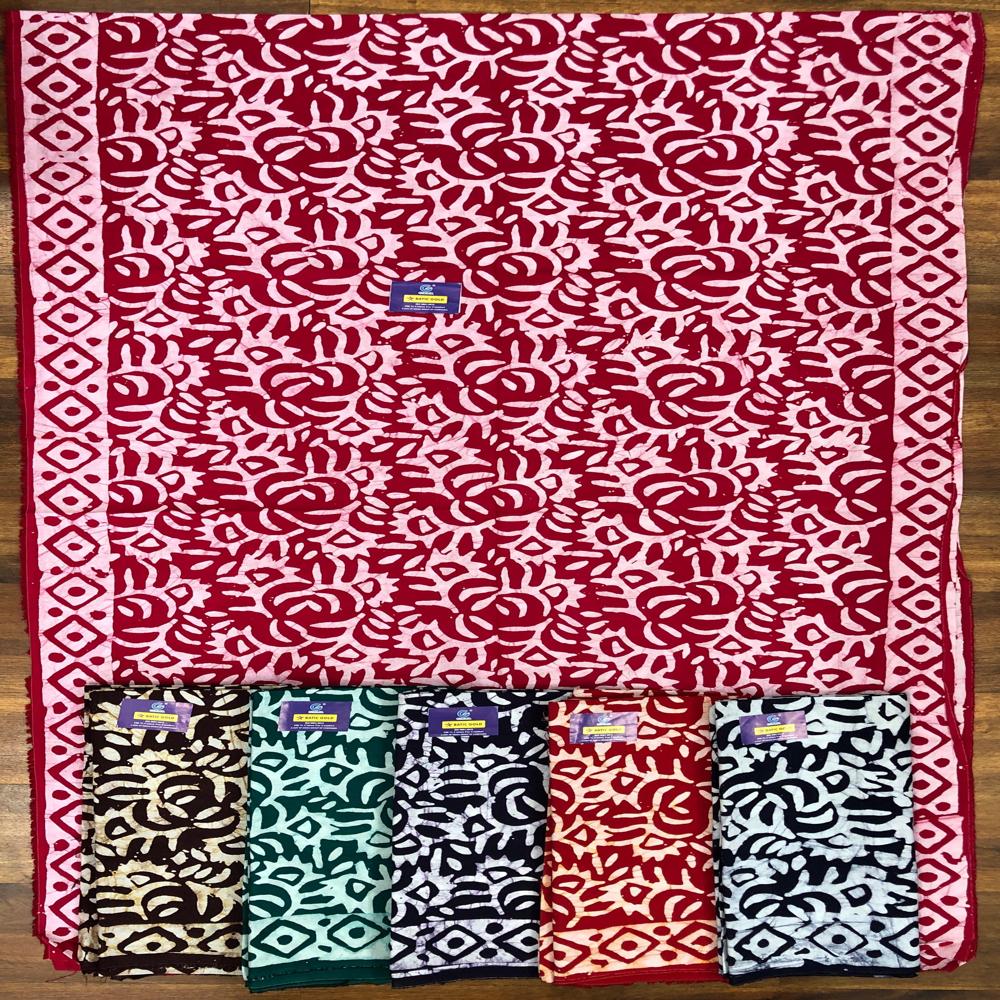 Batik Hand Block Printed Fabric
