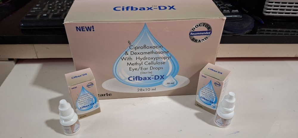 CIPROFLOXACIN + DEXAMETHASONE +HYDROXYPROPYL CELLULOSE E/E DROP 10 ML
