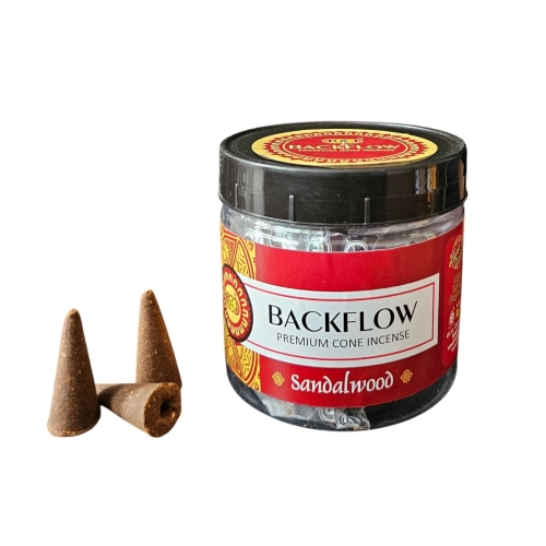 Sandalwood Backflow Incense Cones 100g