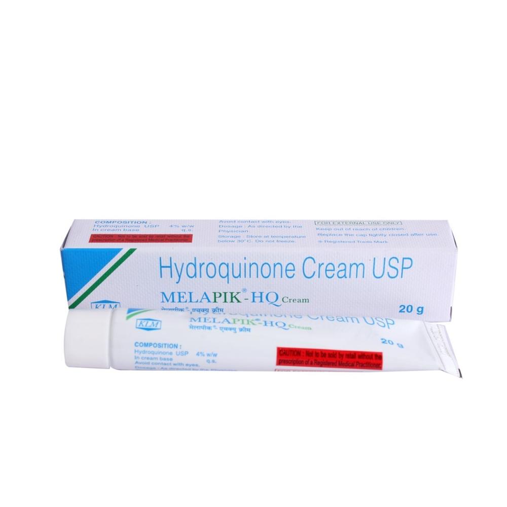 Melapik -Hq Hydroquinone Cream 20Gm - Drug Type: General Medicines