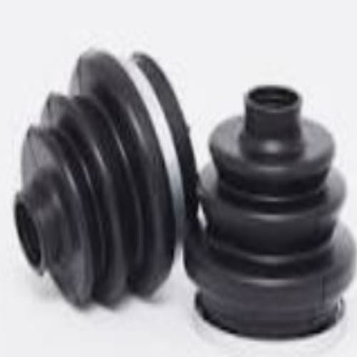 High Temperature Glass / Ceramic Fabric Bellows - Color: Black