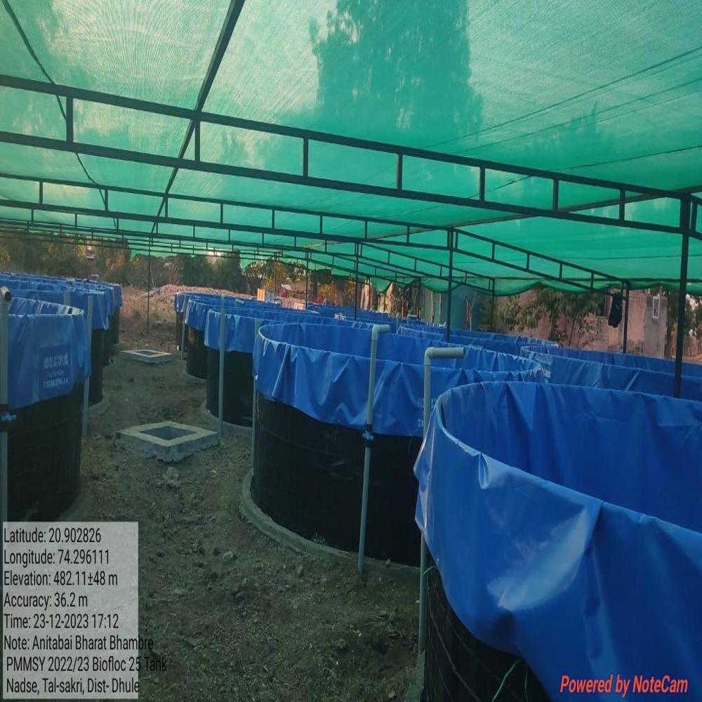 Biofloc Fish Farming Tank portable tank 3 diameter 2500
