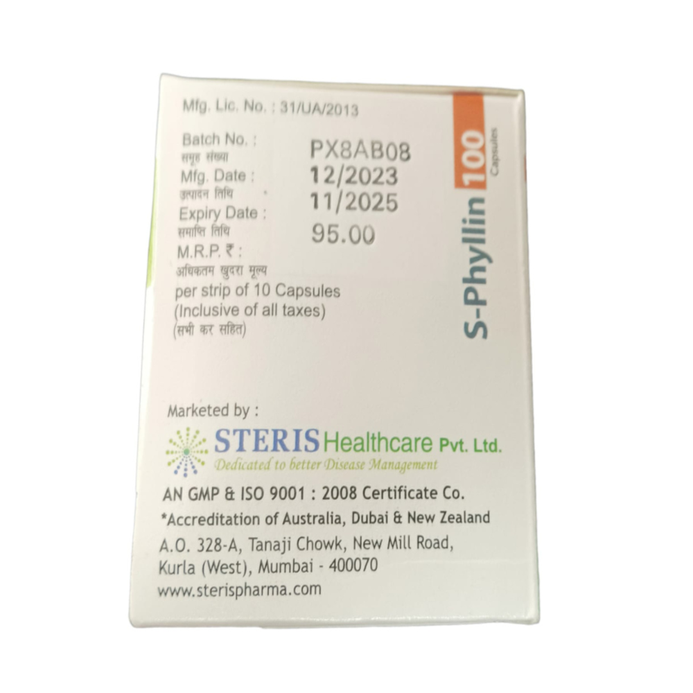 Acebrophyllin (100mg) - Drug Type: General Medicines
