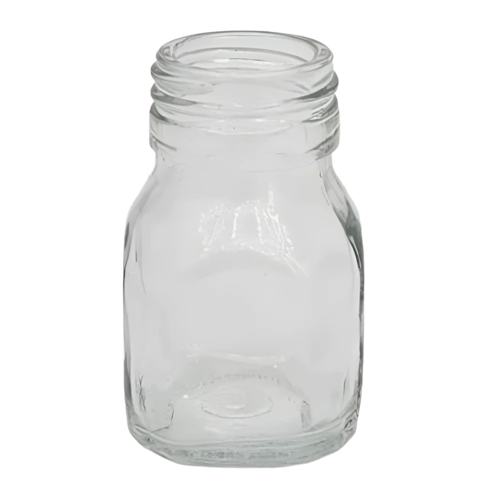 50gm Square Honey Glass Jar