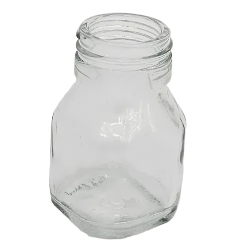 50gm Square Honey Glass Jar
