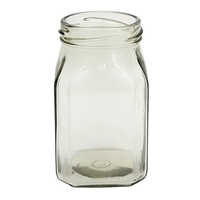 250gm Square Honey Glass Jar