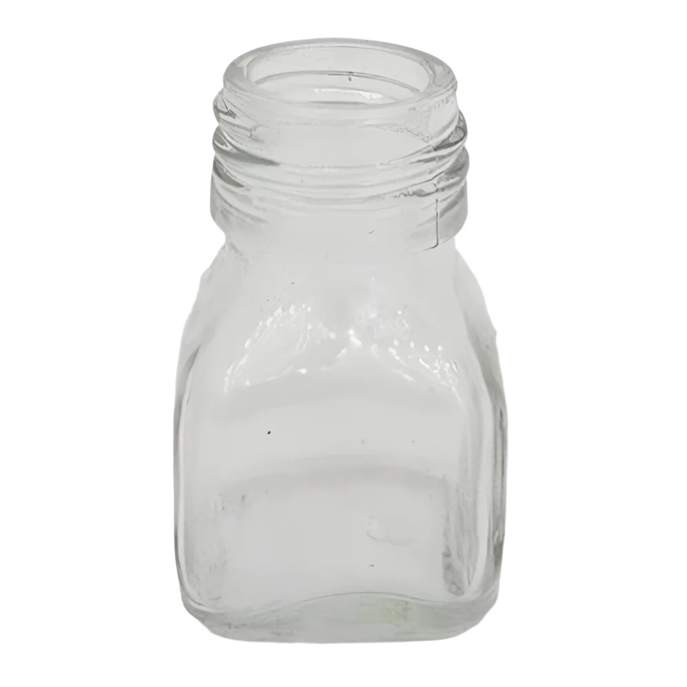 25gm Square Honey Glass Jar