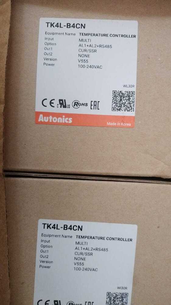 AUTONICS TEMPERATURE CONTROLLER, TK4L-B4CN 100-240VAC