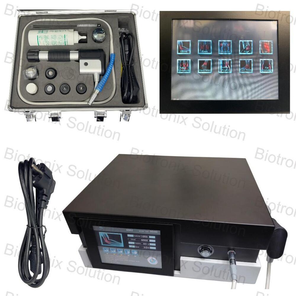 7 Head Pneumatic Shockwave Radial ESWT Device 10 Modes