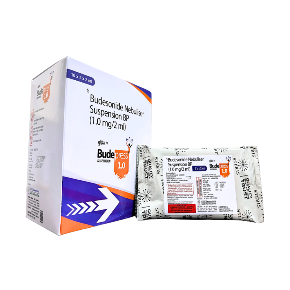 Budesonide Nebuliser Susp  1.0mg/2ml - Drug Type: General Medicines