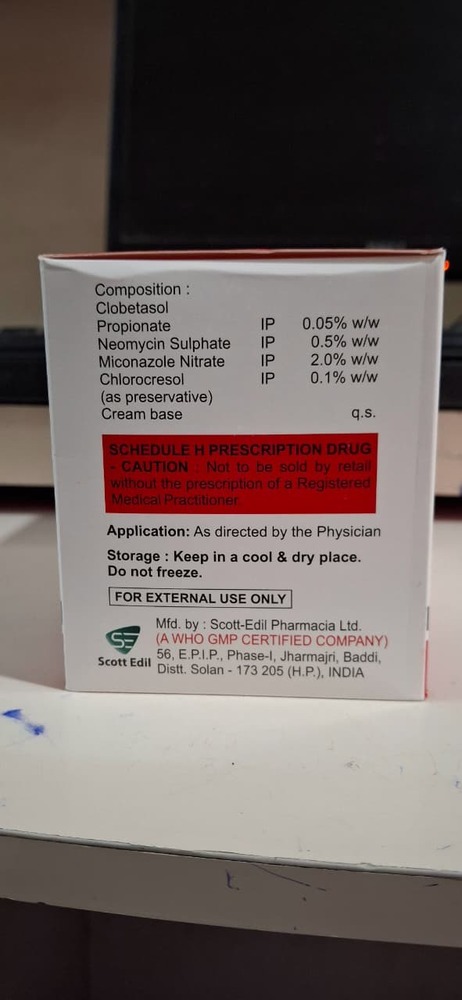 CLOBETASOL + NEOMYCIN + MICONAZOLE NITRATE CREAM 10 GM