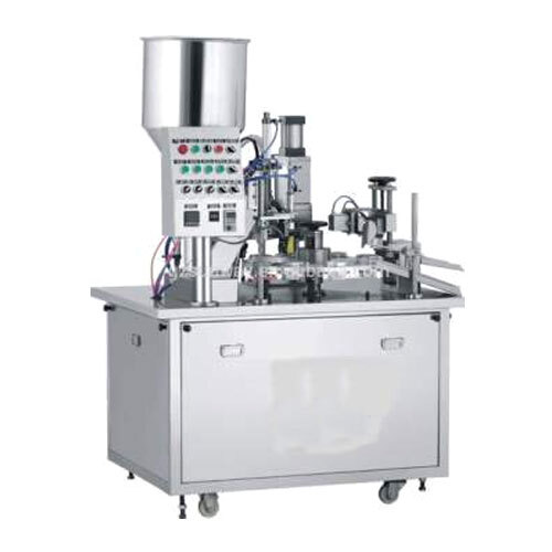 Semi-automatic Rorary Tube Filling Machine - Color: Blue