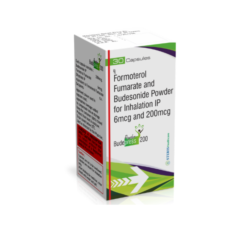 Budesonoid  200mcg + Formoterol 0.6mcg