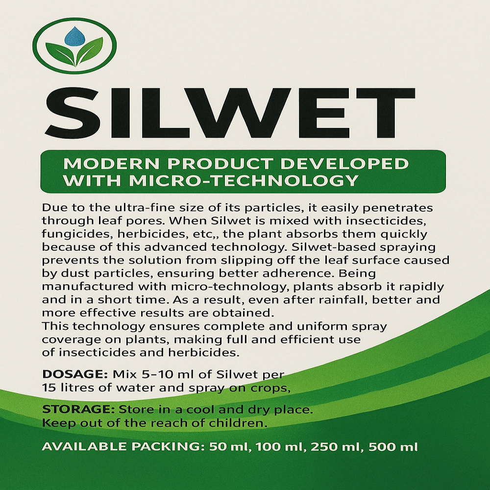 500ml Silwet Silicon Based Dispersing Agent - Application: Agriculture
