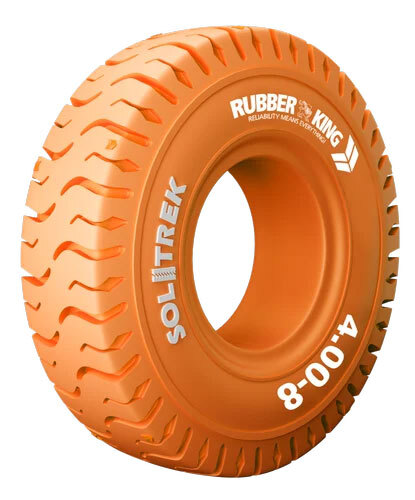 Solitrek Non Marking 4.00-8 Solid Tyre - Usage: Industrial