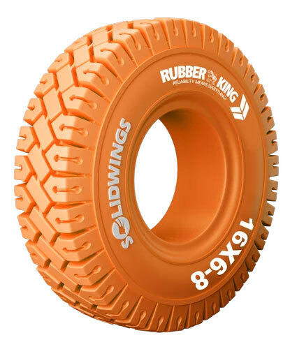 Solid Wings Non Marking 16X6-8 Solid Tyre