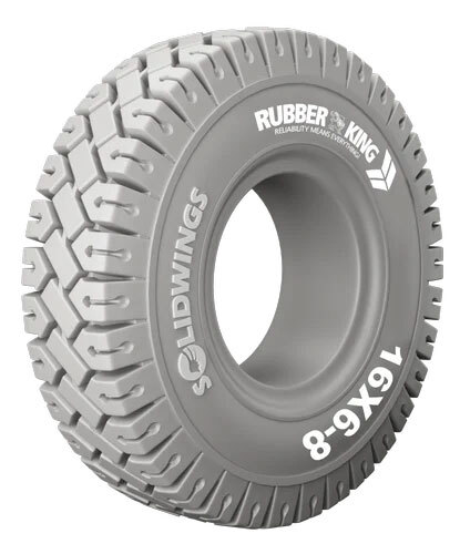 Solid Wings Non Marking 16x6-8 Solid Tyre - Diameter: 406 Millimeter (Mm)