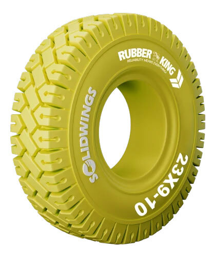Solid Wings Non Marking 23X9-10 Solid Tyre - Tire Design: Radial Tires