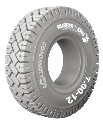 Solid Wings Non Marking 7.00-12 Solid Tyre